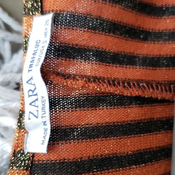 Zara Sparkly Striped Dress - Picture 8 of 8